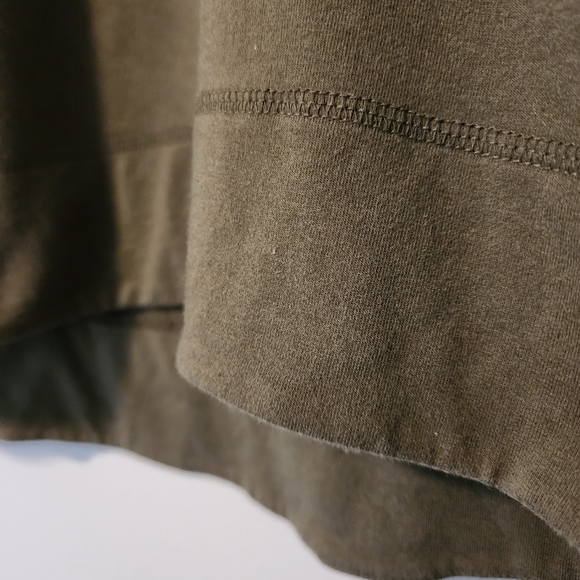 ✨2 for $5✨ Merona Cowlneck Olive Highlow Sweater Size Small - Picture 4 of 7